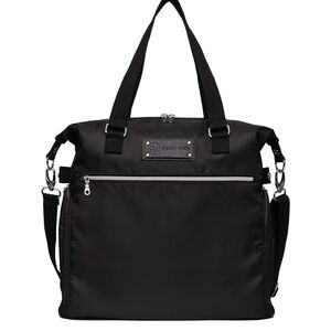 Sarah Wells Lizzy Breast Pump Bag - Insulated Cooler Pocket (Black)